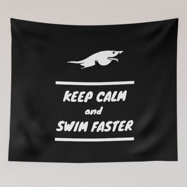 Item preview, keep calm and swim faster I swimmer water I gift designed and sold by Adriancryp.