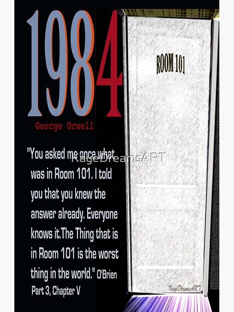 1984 Obrien Explains Room 101 Greeting Card