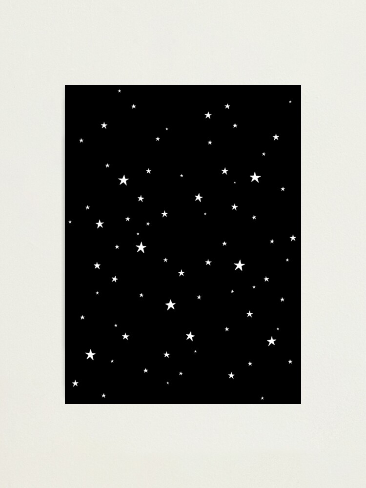 Alternative Ansicht von Kleine Sterne dunkel Fotodruck