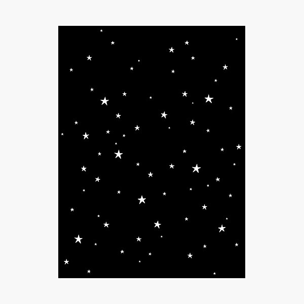 Tiny Stars Dark Photographic Print