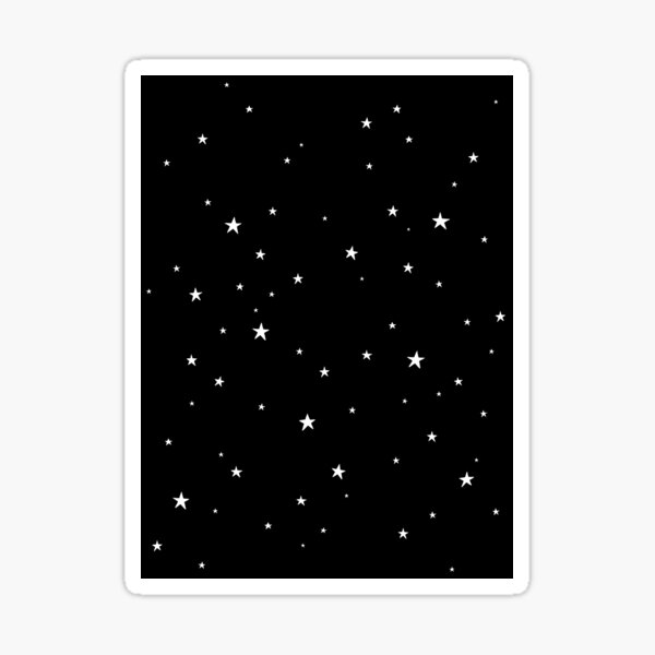 Tiny Stars Dark Sticker