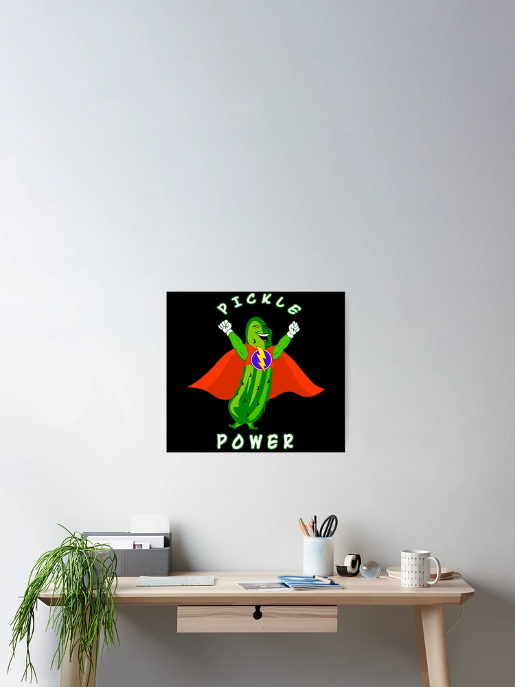 Thumbnail 2 of 3, Poster, Pickle Power designed and sold by RiffXS.