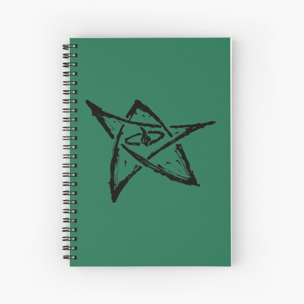 Call of Cthulhu, The Elder Sign - Ink Black Spiral Notebook