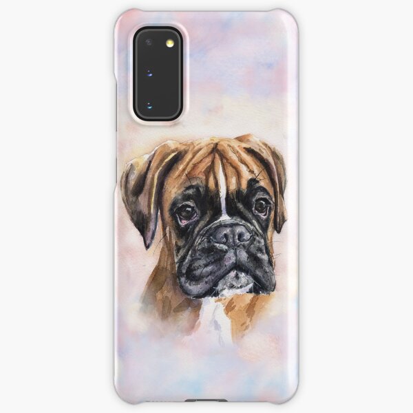 Boxer watercolor art from George Dyachenko Samsung Galaxy Snap Case