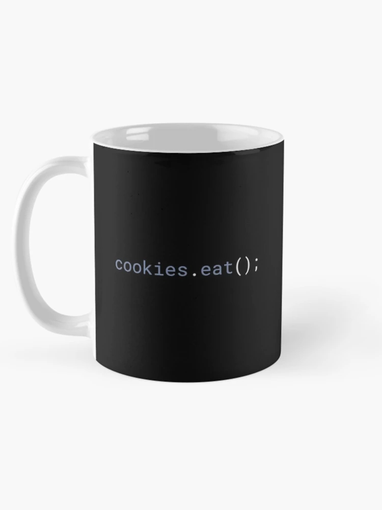 Thumbnail 5 von 6, Kaffeebecher, JavaScript - Cookies essen designt und verkauft von developer-gifts.