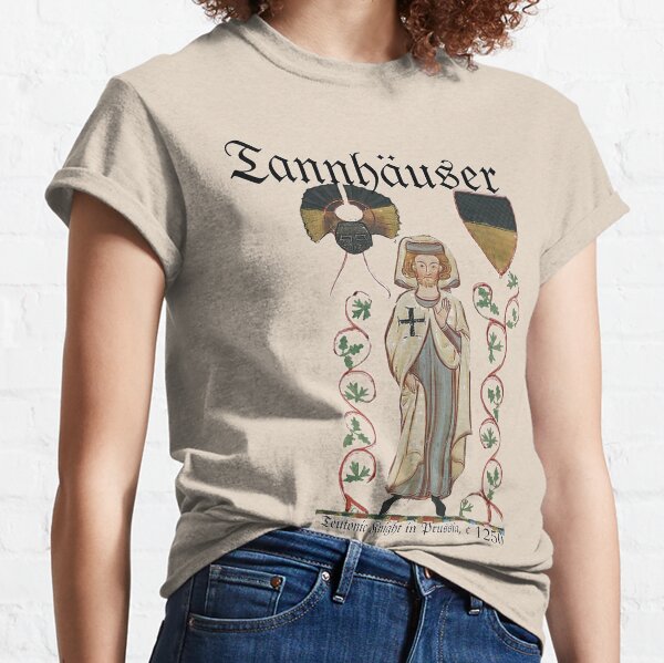 Tannhäuser, medieval German knight and poet Classic T-Shirt