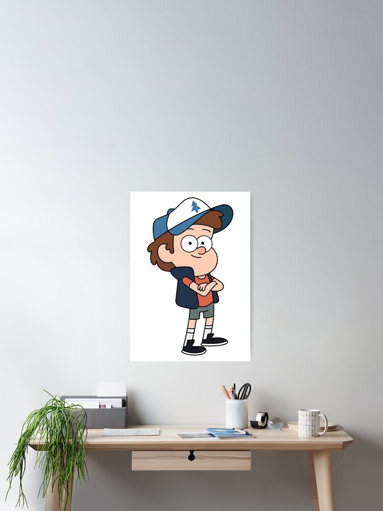 Póster For Sale Con La Obra Dipper Pines Gravity Falls De Irnart Redbubble 3399