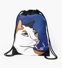 Smoker's Meow Drawstring Bag