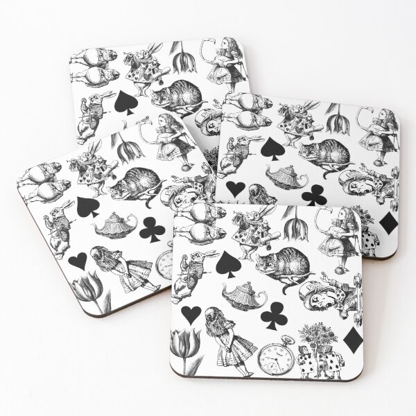 Item preview, Alice's Adventures in Wonderland White Rabbit Mad Hatter designed and sold by antiqueart.