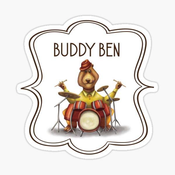 Buddy Ben Sticker