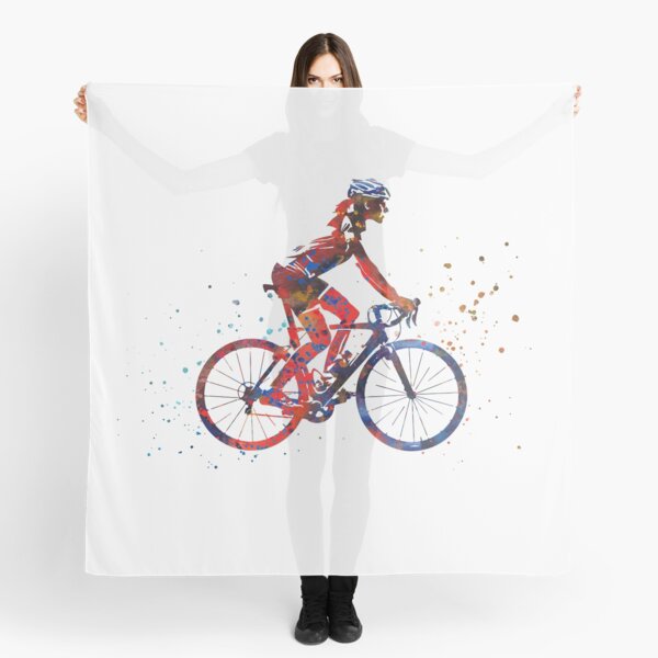 Item preview, Road cycling, woman's road cycling, woman cyclist designed and sold by Rosaliartbook.