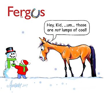 Artwork thumbnail, Fergus the Horse: Lumps of Coal by Jean Abernethy