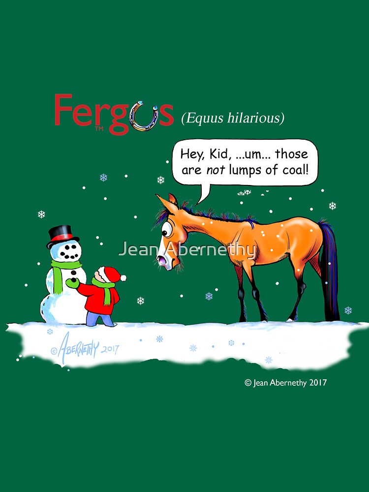 Fergus the Horse: Lumps of Coal by JeanAbernethy