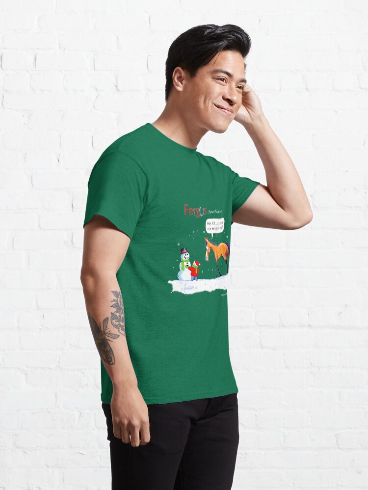 Alternate view of Fergus the Horse: Lumps of Coal Classic T-Shirt