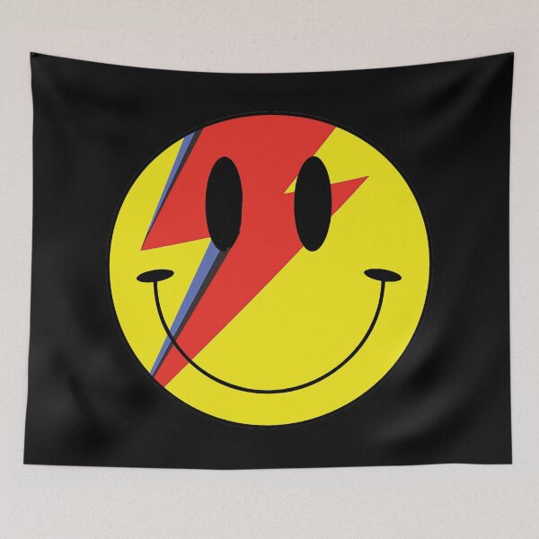 Item preview, Aladdin Sane Smiley Face designed and sold by avidfan2000.