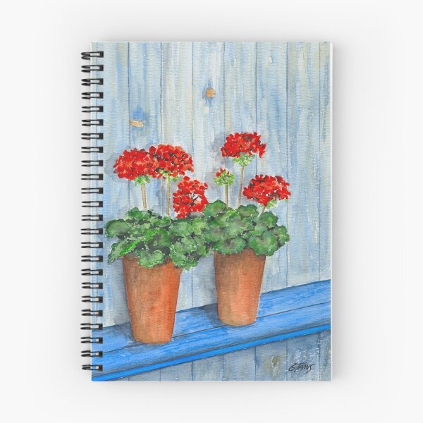Item preview, GERANIUMS - WATERCOLOR designed and sold by RainbowArt.