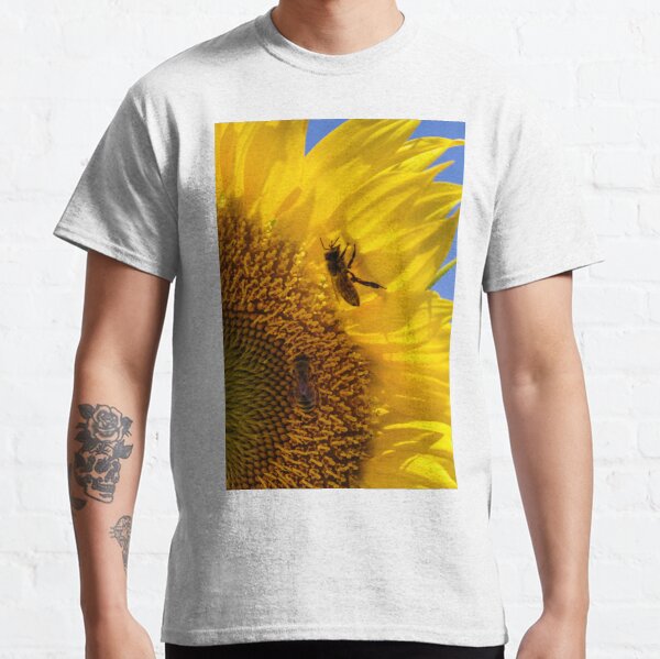 Bees in a Sunflower Classic T-Shirt
