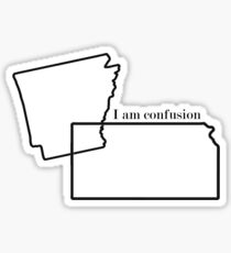 i am confusion Sticker