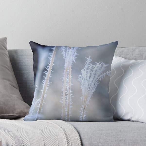Item preview, Cold a photograph of Hoar Frost on weeds designed and sold by MarniePatchett.