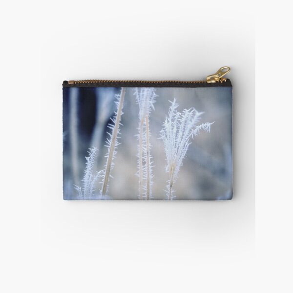 Item preview, Cold a photograph of Hoar Frost on weeds designed and sold by MarniePatchett.