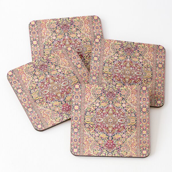 Item preview, Esfahan Antique Floral Persian Rug Print designed and sold by Vicky Brago-Mitchell®.
