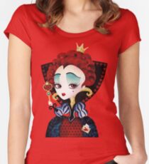 Queen of Hearts Women's Fitted Scoop T-Shirt