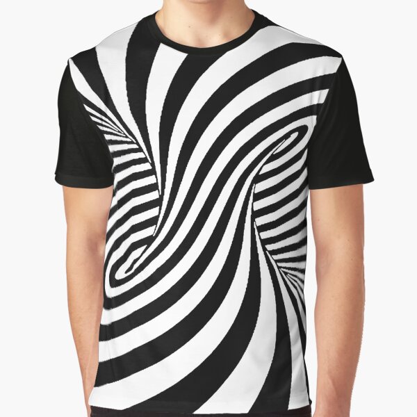 Op Art Trippy Optical Illusions Graphic T-Shirt