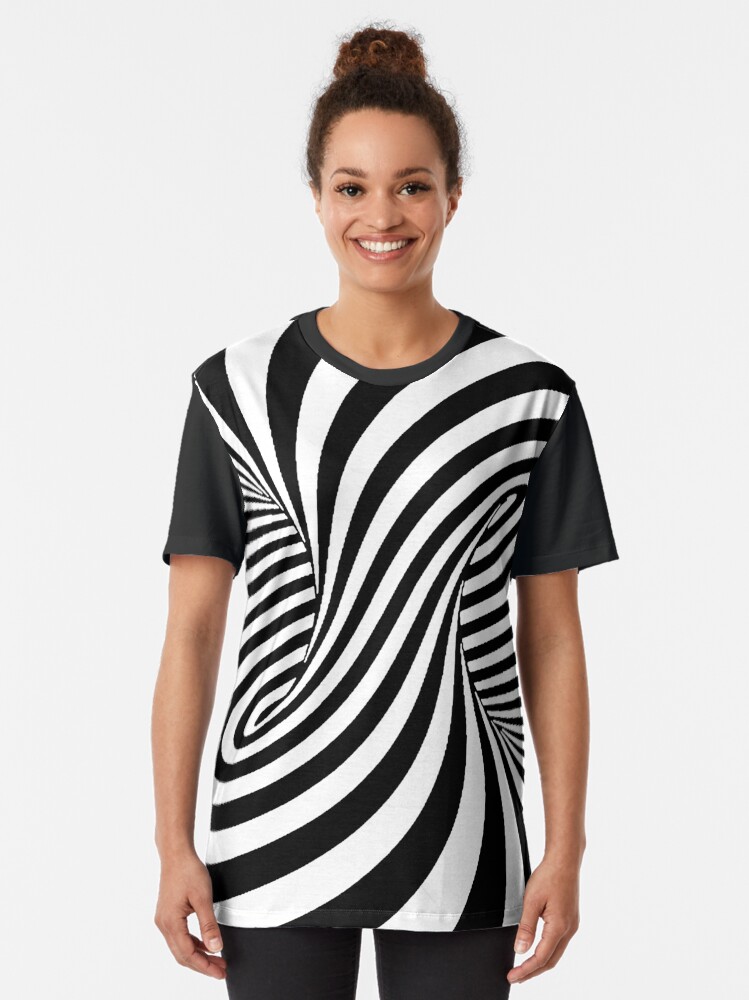 Op Art Trippy Optical Illusions T Shirt By Closeddoor Redbubble