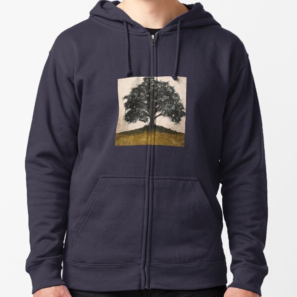 Sombre Oak Zipped Hoodie