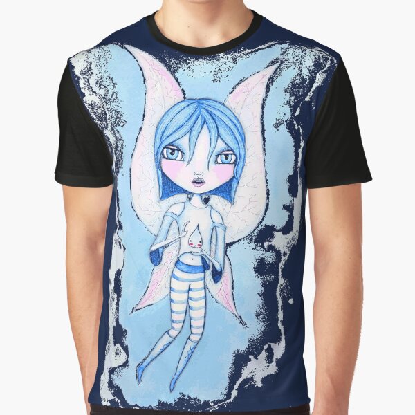 Water Fairy (Blue Version) Graphic T-Shirt