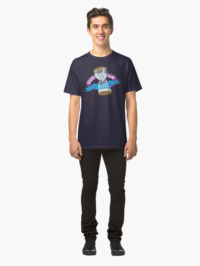 Alternate view of Board Game Blitz Logo Classic T-Shirt