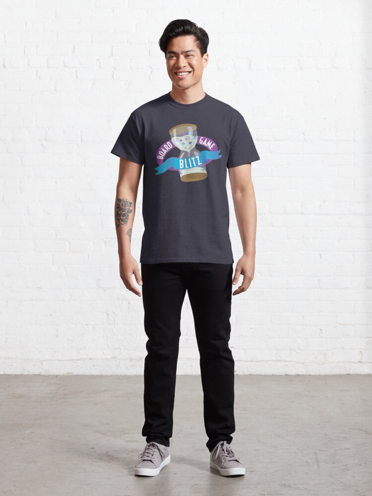 Alternate view of Board Game Blitz Logo Classic T-Shirt