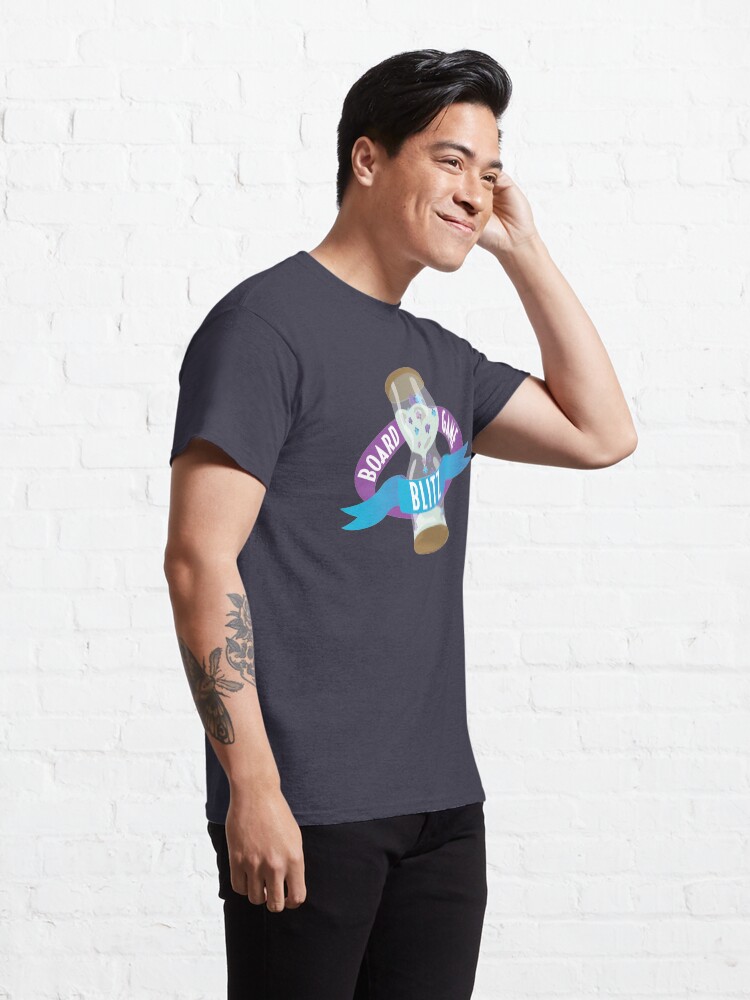 Alternate view of Board Game Blitz Logo Classic T-Shirt
