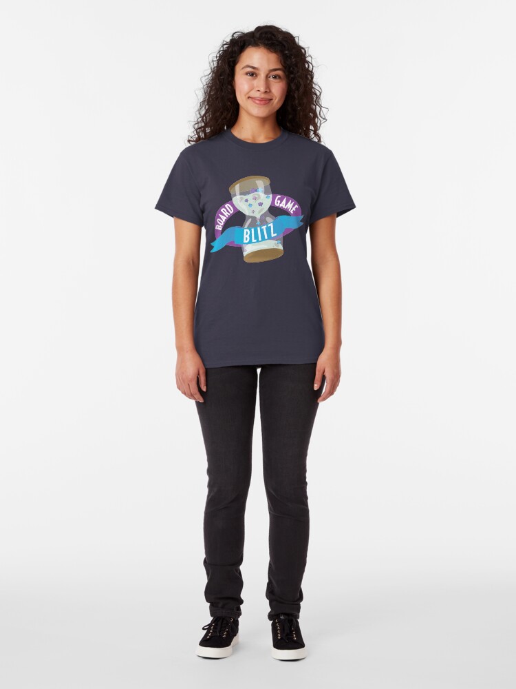 Alternate view of Board Game Blitz Logo Classic T-Shirt