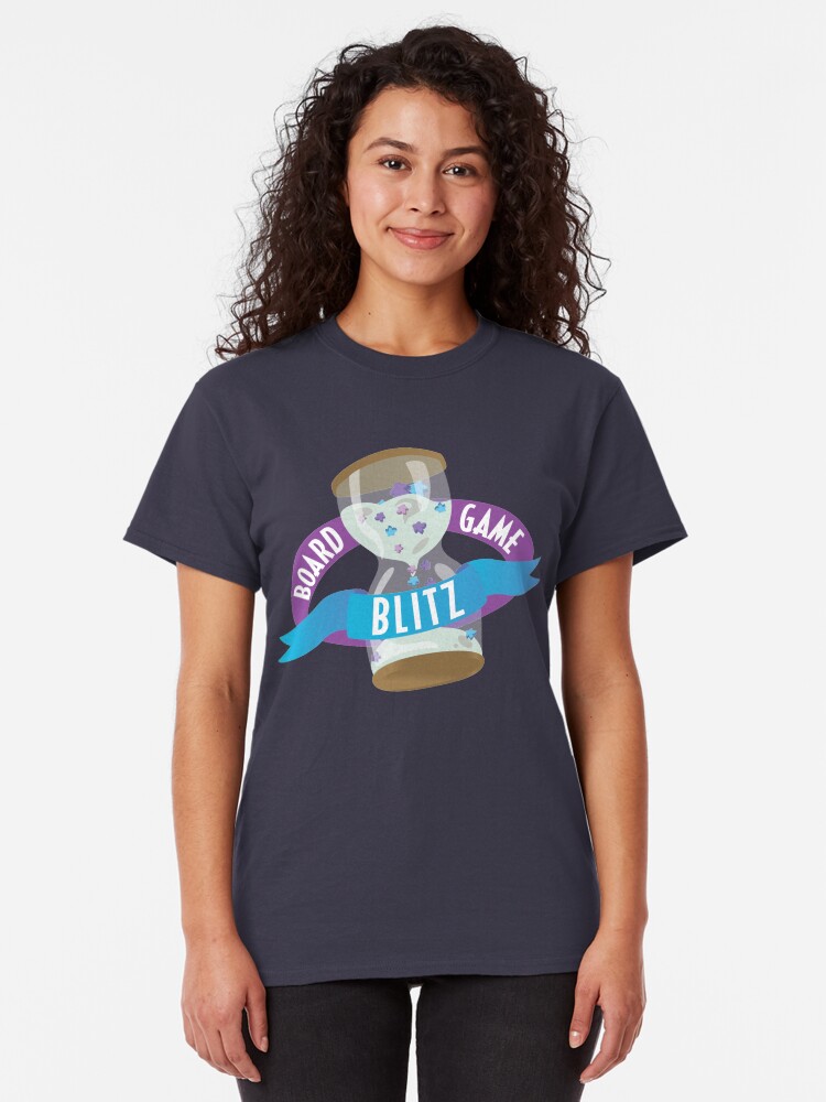 Alternate view of Board Game Blitz Logo Classic T-Shirt