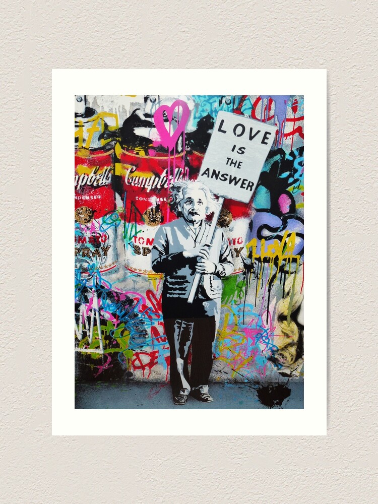 Alternate view of Love is the Art Print