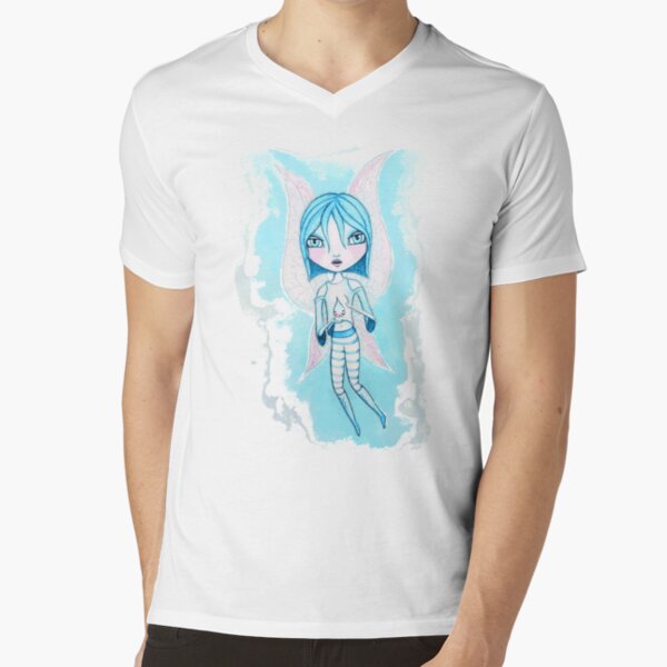 Water Fairy (Cyan Version) V-Neck T-Shirt