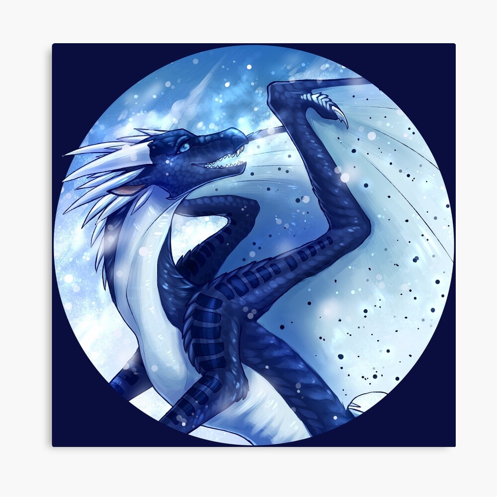 "Wings of Fire Whiteout" Canvas Print by Biohazardia Redbubble