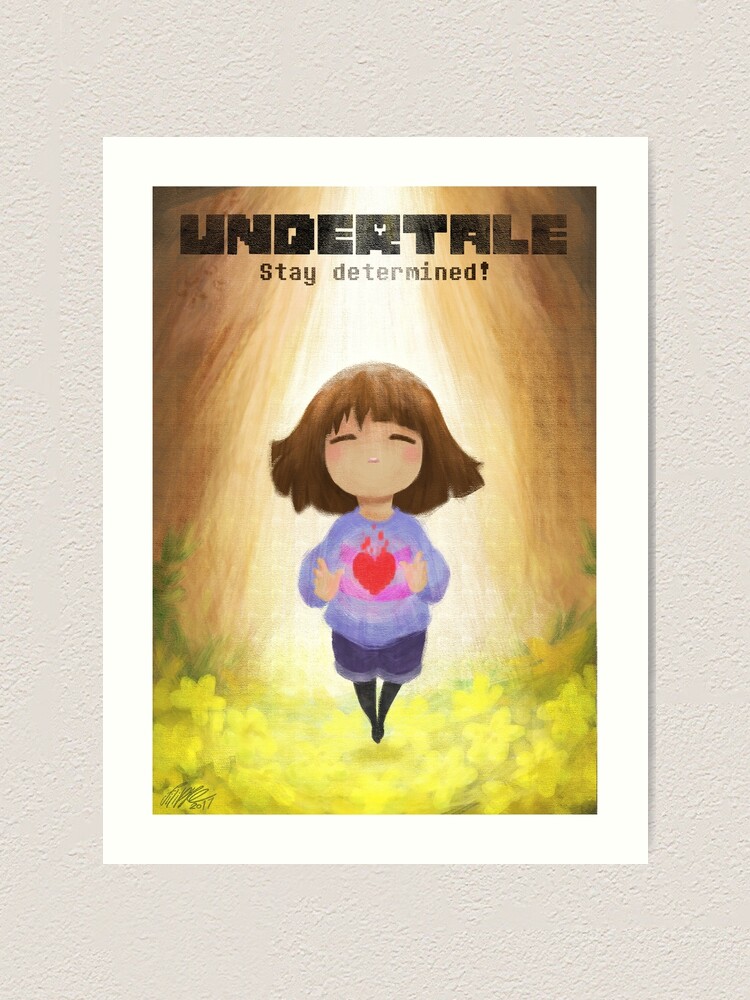 Frisk Undertale Art Print By Liper Redbubble
