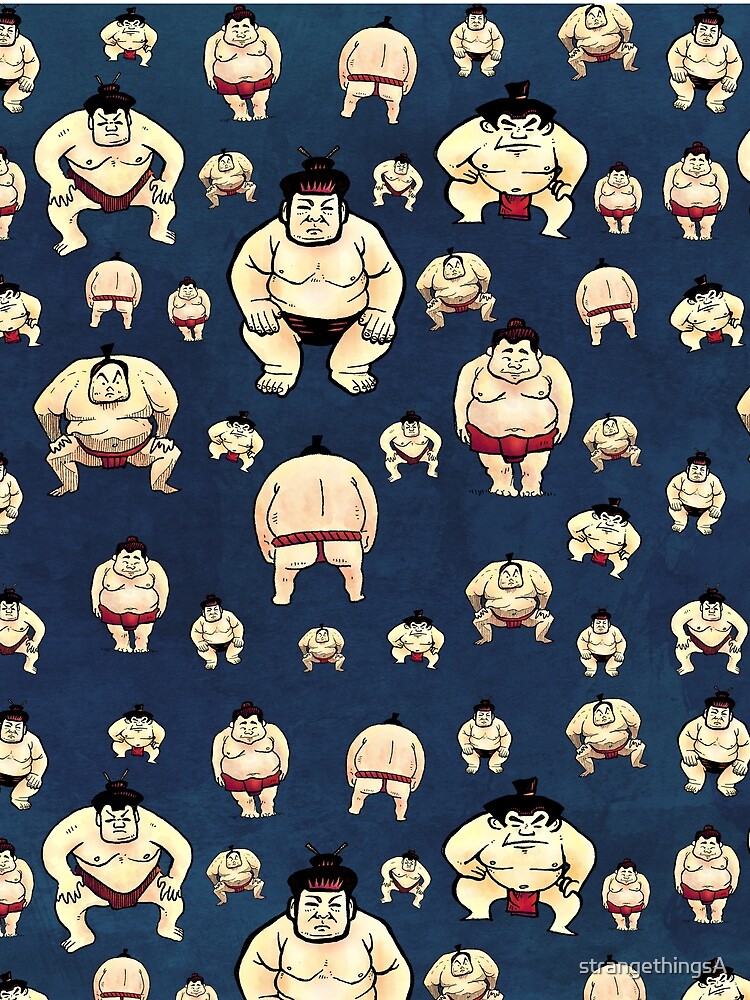 Thumbnail 5 of 5, Graphic T-Shirt, Sumo Time designed and sold by strangethingsA.