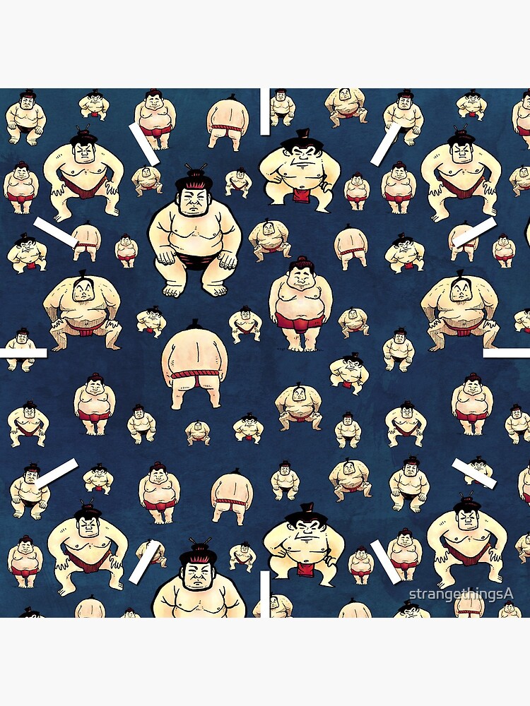 Thumbnail 4 of 4, Clock, Sumo Time designed and sold by strangethingsA.
