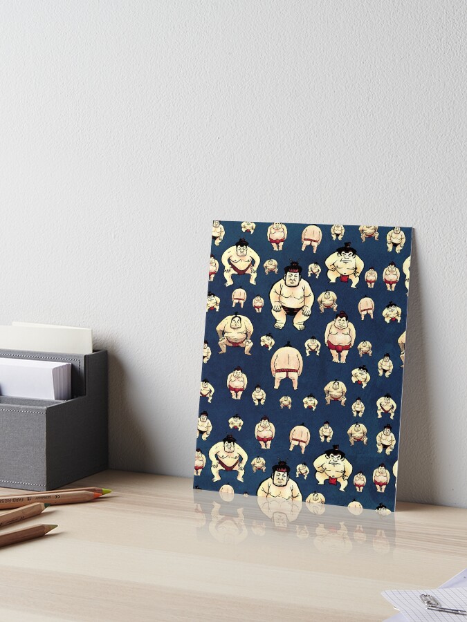 Thumbnail 1 of 2, Art Board Print, Sumo Time designed and sold by strangethingsA.