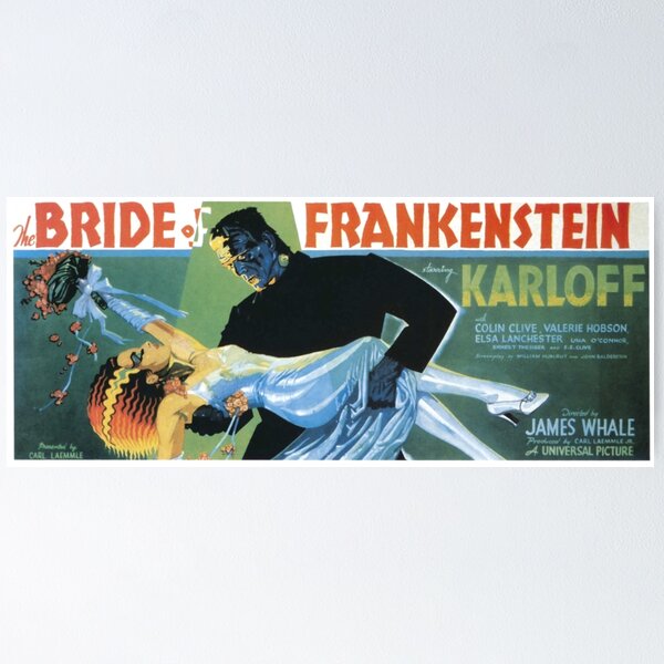 Aperçu de l'œuvre Affiche du film La Mariée de Frankenstein créée et vendue par NorthernLala.