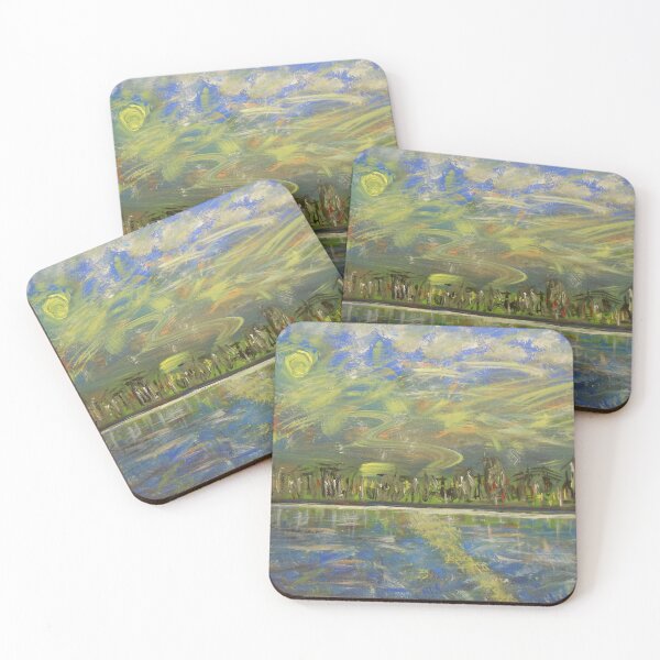 Item preview, "Village Near The Sea" designed and sold by Robert Regenold's Art Shop.