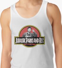 Jurassic Parks and Rec Tank Top