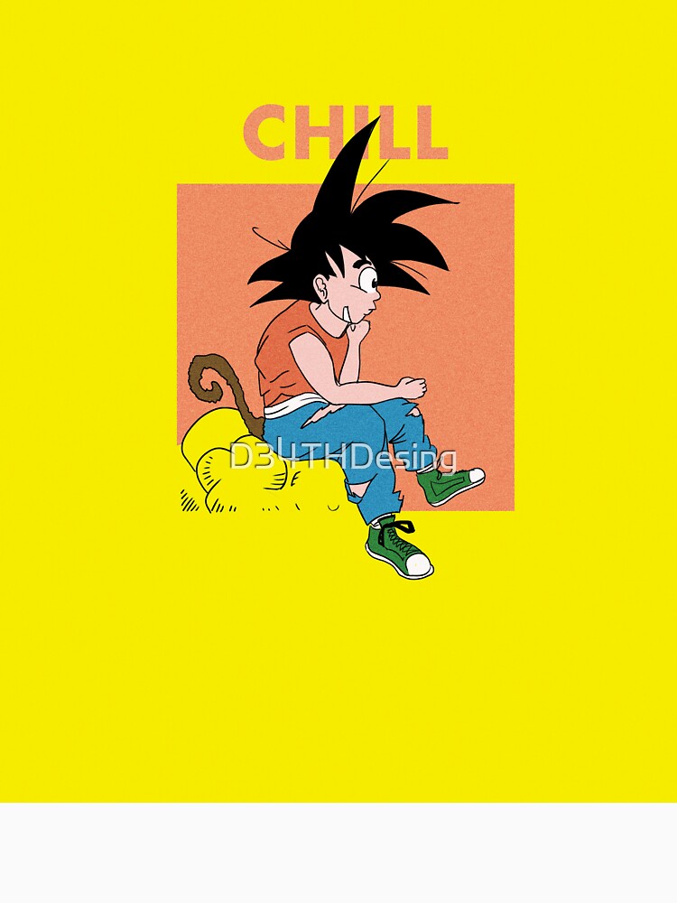 "goku chill, fanart chill diseño goku art urban" T-Shirt von