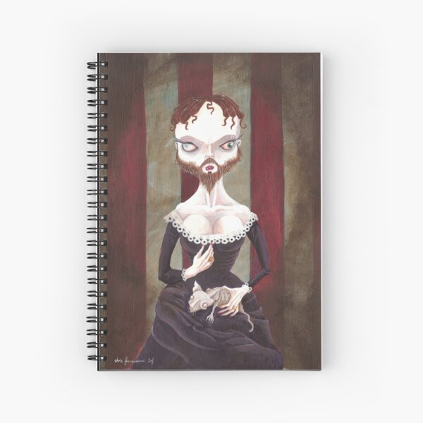 The Beautiful Olga and the late Mr. Grizzle Spiral Notebook