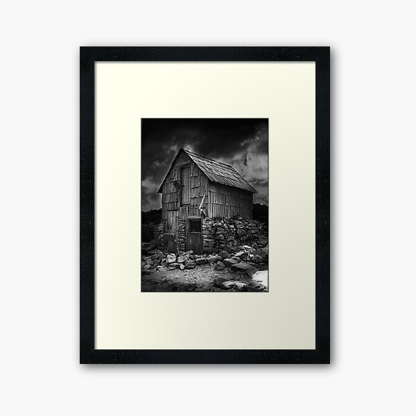 Kitchen Hut, Overland Track, Cradle Mountain, Tasmania Framed Art Print