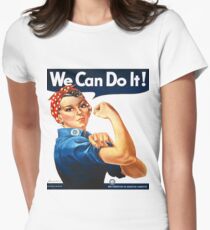 Rosie the Riveter Tshirt Tailliertes T-Shirt