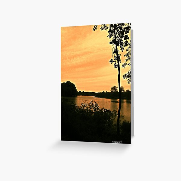 on golden pond... Greeting Card